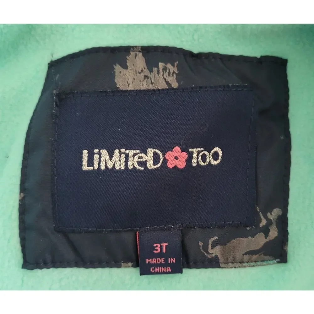 LIMITED TOO Girls Toddler Navy Puffer/Quilted Coat/Jacket --Toddler Sz 2T